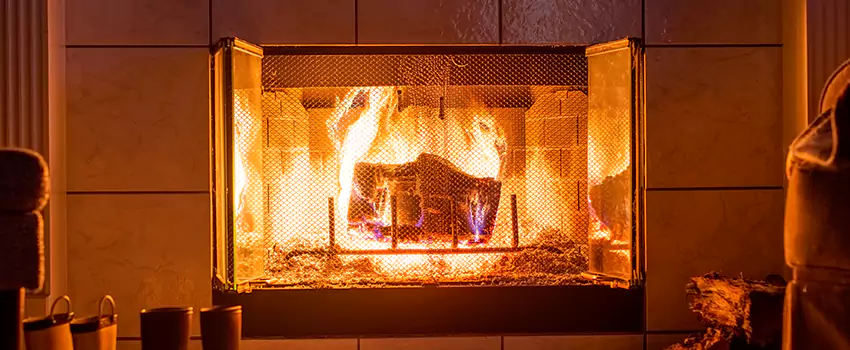Mendota Hearth Landscape Fireplace Installation in Claremore, Oklahoma