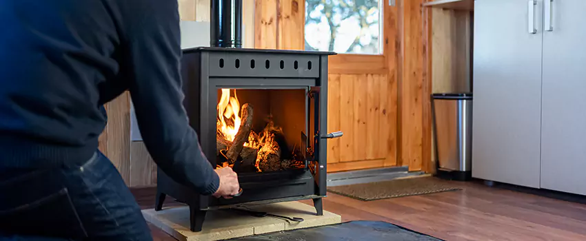Open Hearth Wood Fireplace Installation in Claremore, OK